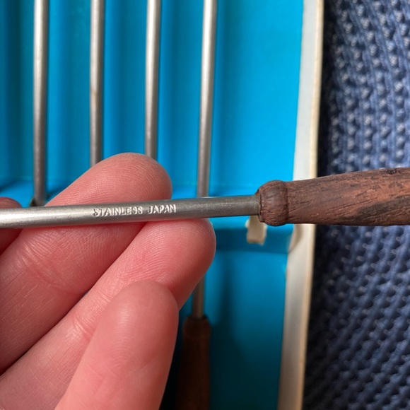 Vintage Northland Oneida Stainless Steel Dice Fondue Forks - Picture 7 of 7